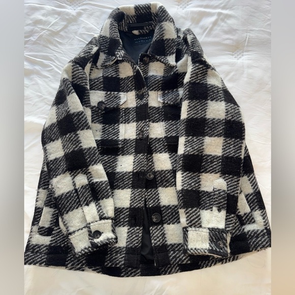 All Saints Fenix check jacket, size 6 - Picture 11 of 11